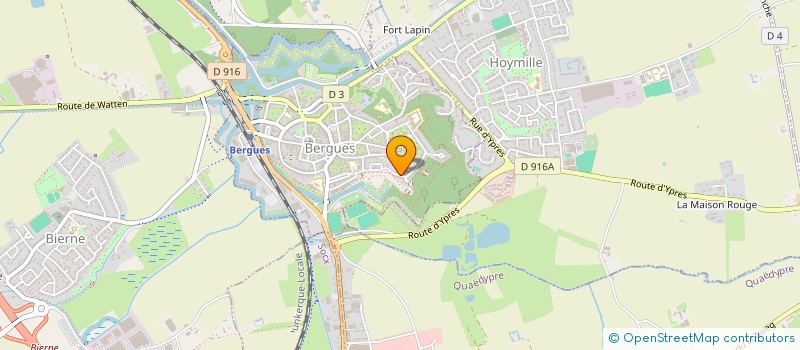 localisation de l'entreprise MADAME MARTINE FIOLET  BERGUES