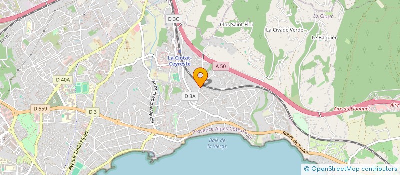 localisation de l'entreprise MADAME MARTINE FITENI à LA CIOTAT