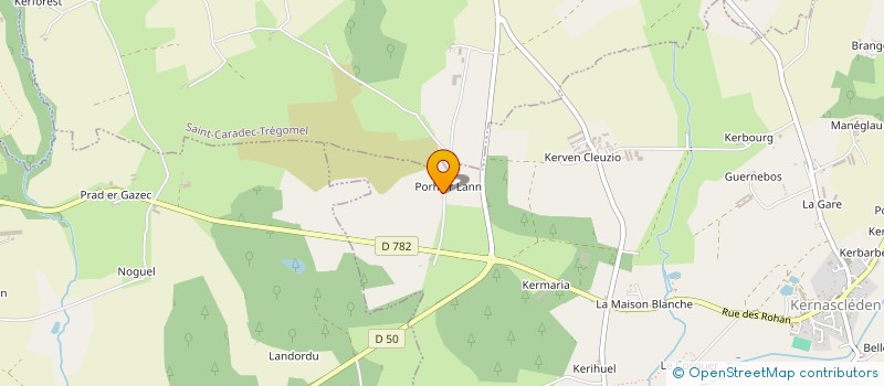 localisation de l'entreprise MADAME MARTINE FLANDRIN à KERNASCLEDEN