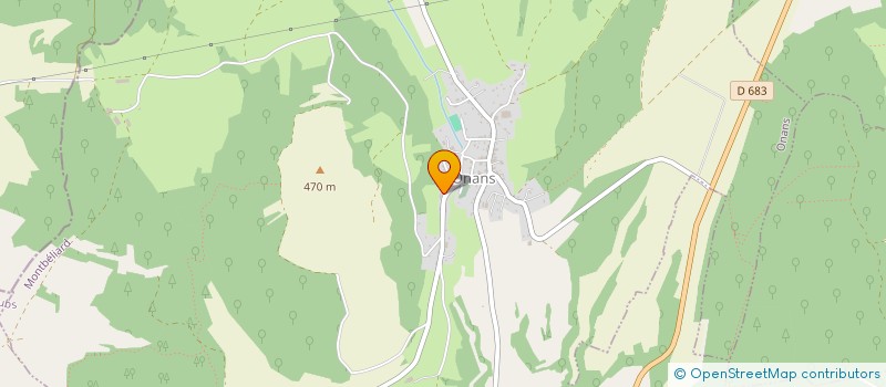 localisation de l'entreprise MADAME MARTINE FLEURY  L'ISLE-SUR-LE-DOUBS