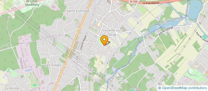 localisation de l'entreprise MADAME MARTINE FLORENTIN  LEUVILLE-SUR-ORGE