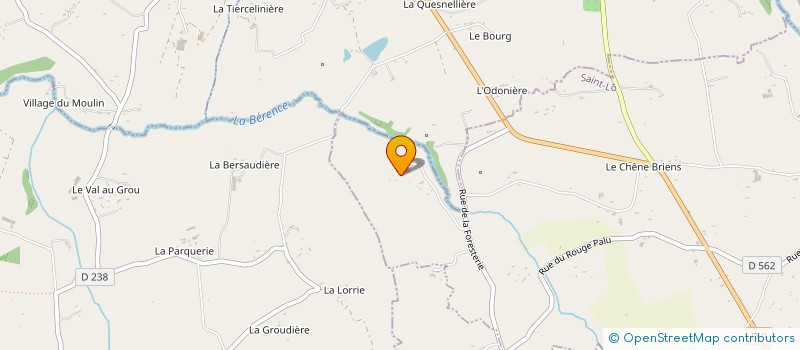 localisation de l'entreprise MADAME MARTINE FONTAINE  LA BLOUTIERE