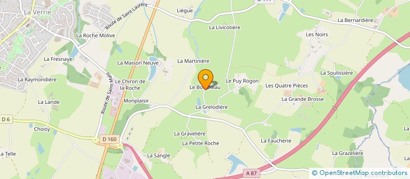 localisation de l'entreprise MADAME MARTINE FONTENEAU  CHANVERRIE