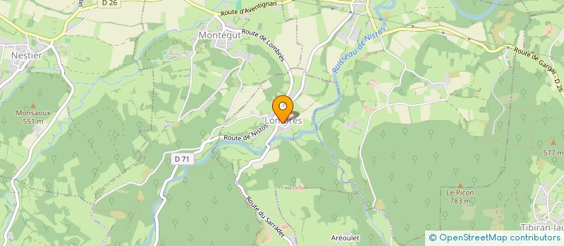 localisation de l'entreprise MADAME MARTINE FORESTIER  GENEREST