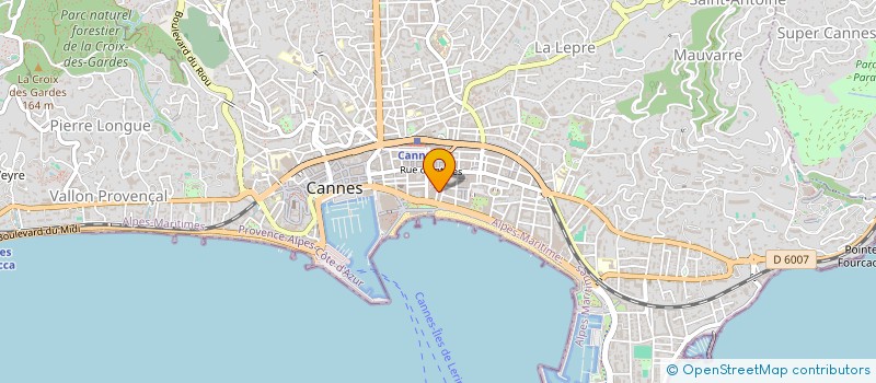 localisation de l'entreprise MADAME MARTINE FOUCARD à CANNES