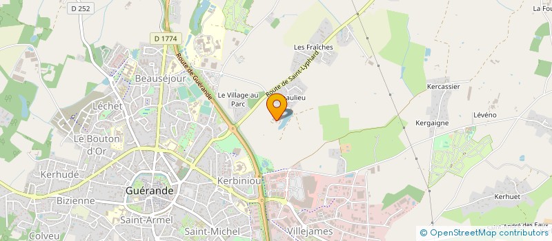 localisation de l'entreprise MADAME MARTINE FOUCHER à GUERANDE