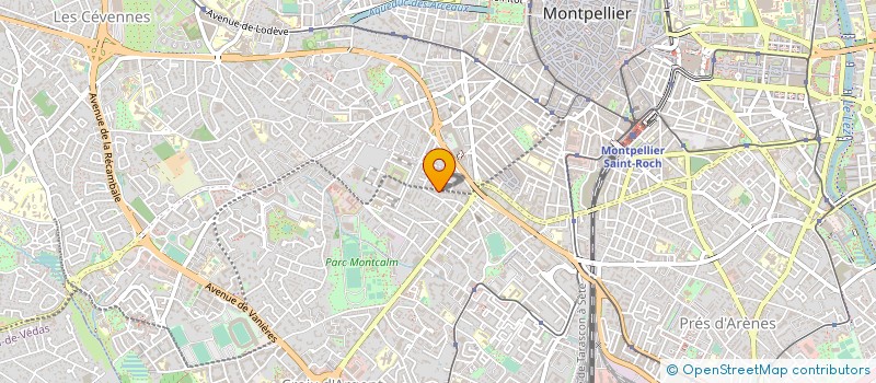 localisation de l'entreprise MADAME MARTINE FOURCAT à MONTPELLIER
