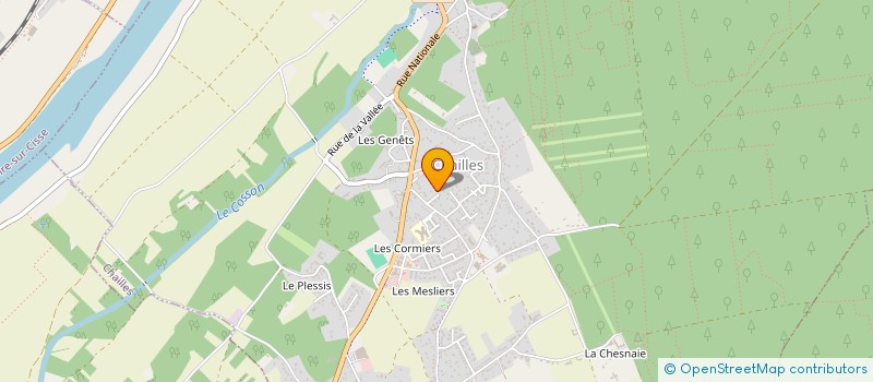 localisation de l'entreprise MADAME MARTINE FOURNIER  CHAILLES