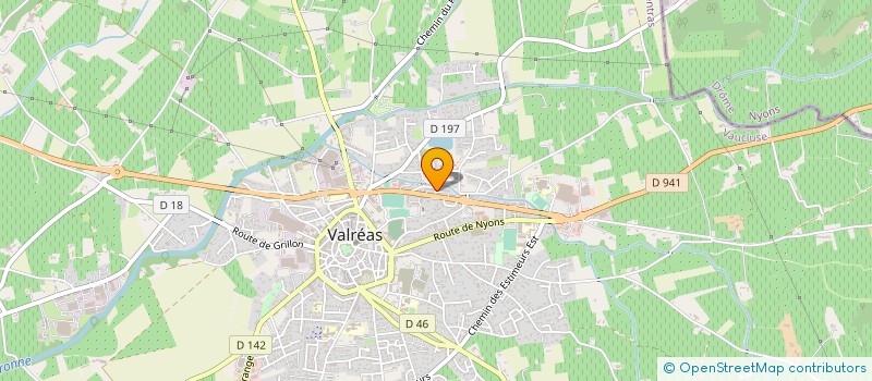 localisation de l'entreprise MADAME MARTINE FRAGNOUD  GRILLON