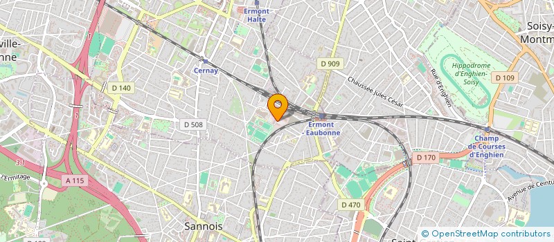 localisation de l'entreprise MADAME MARTINE FRANCISCO  ERMONT