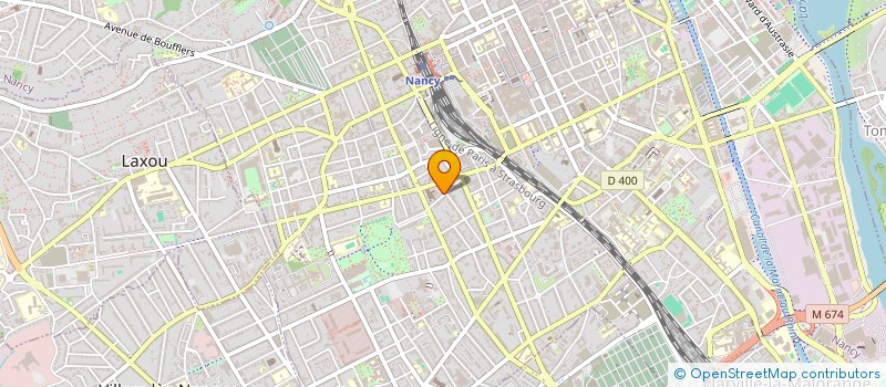 localisation de l'entreprise MADAME MARTINE FRANCOIS  NANCY