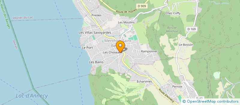 localisation de l'entreprise MADAME MARTINE FRANCOISE POUILLES à MENTHON-SAINT-BERNARD