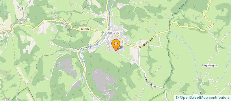 localisation de l'entreprise MADAME MARTINE FREY  REBENACQ