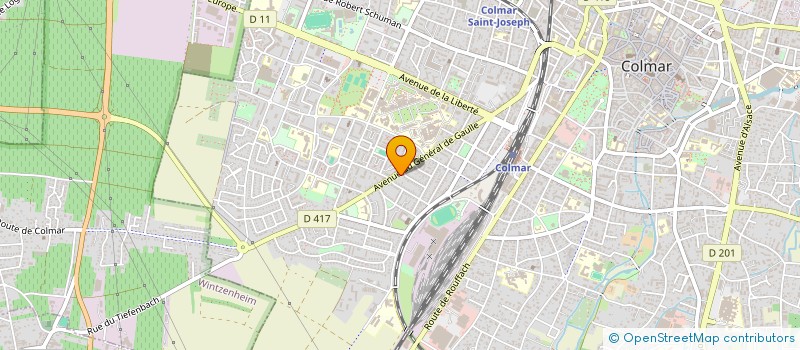 localisation de l'entreprise MADAME MARTINE FRICK  COLMAR