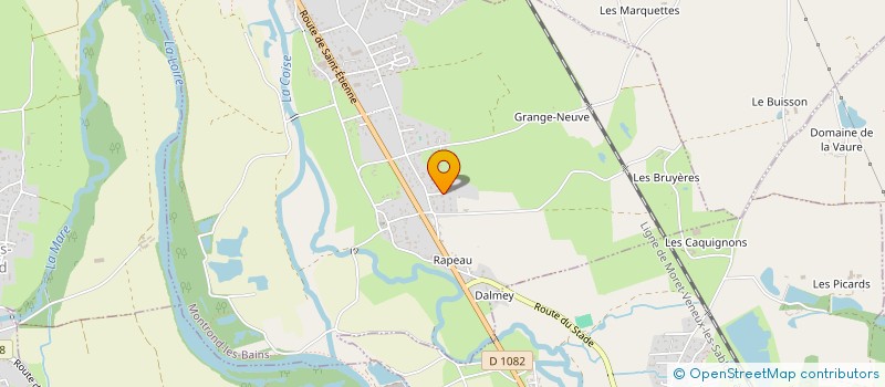 localisation de l'entreprise MADAME MARTINE FROBERT  MONTROND-LES-BAINS