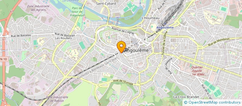 localisation de l'entreprise MADAME MARTINE FROMENTIN à ANGOULEME