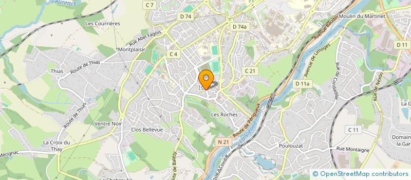 localisation de l'entreprise MADAME MARTINE FRUGIER  ISLE