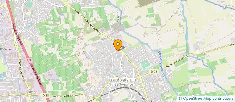 localisation de l'entreprise MADAME MARTINE FUCHS  SAINT-SATURNIN-LES-AVIGNON