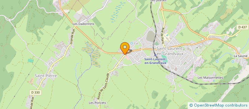 localisation de l'entreprise MADAME MARTINE FUMEY  SAINT-LAURENT-EN-GRANDVAUX