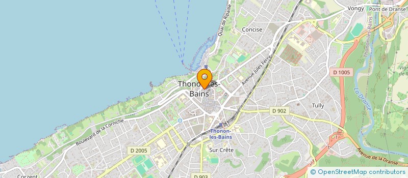 localisation de l'entreprise MADAME MARTINE GABELLA à THONON-LES-BAINS