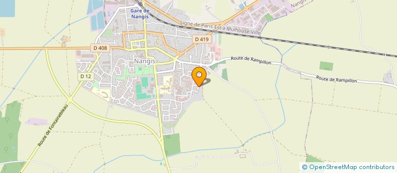 localisation de l'entreprise MADAME MARTINE GABOREAU  NANGIS