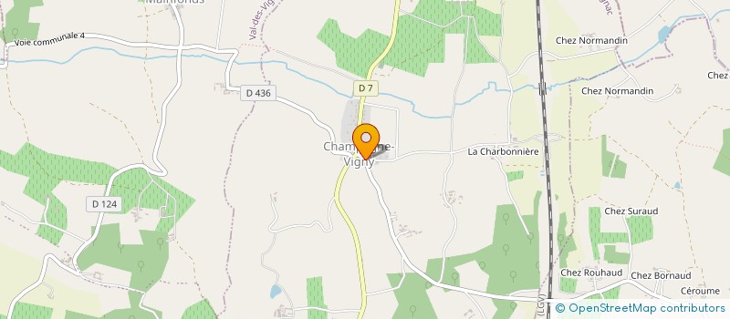 localisation de l'entreprise MADAME MARTINE GALLAIS à CHAMPAGNE-VIGNY