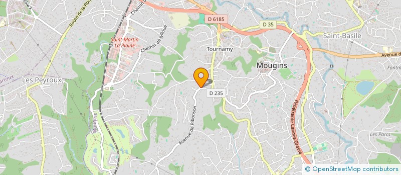 localisation de l'entreprise MADAME MARTINE GAMBIEZ à MOUGINS