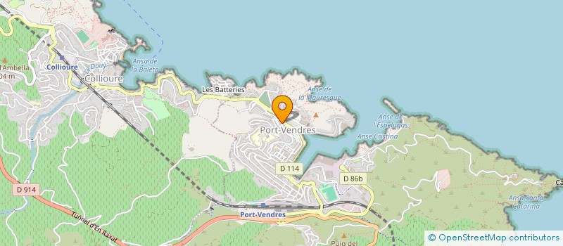 localisation de l'entreprise MADAME MARTINE GAMEZ  PORT-VENDRES