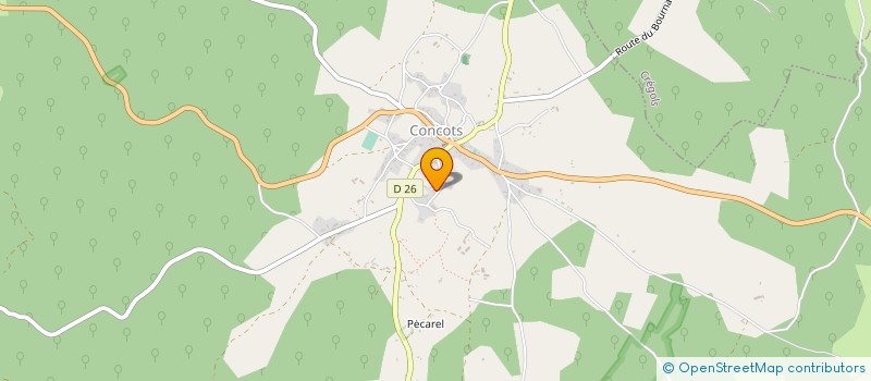 localisation de l'entreprise MADAME MARTINE GANIL  CONCOTS