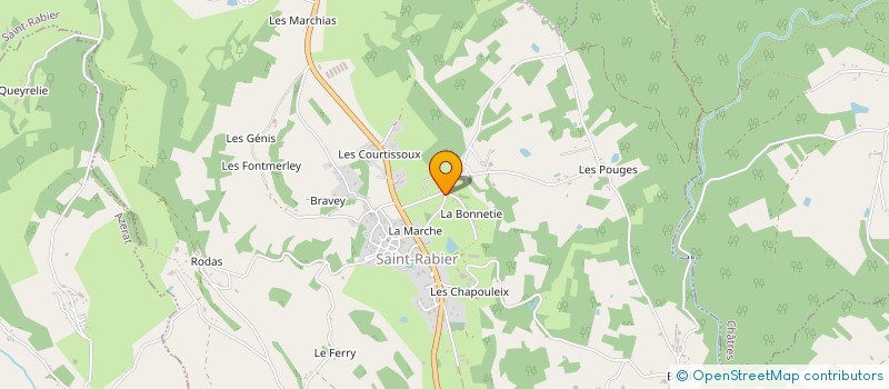 localisation de l'entreprise MADAME MARTINE GARAUD  SAINT-RABIER