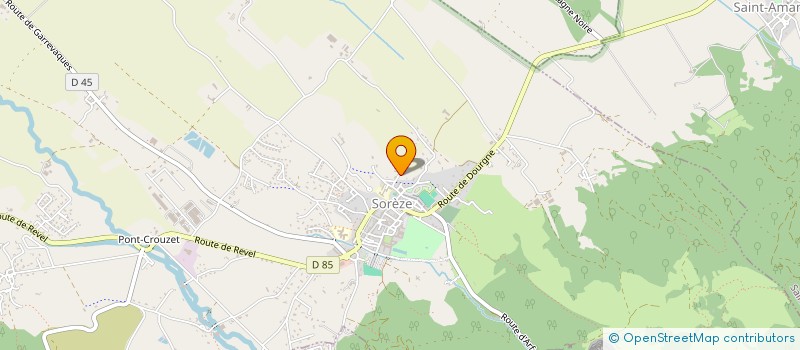 localisation de l'entreprise MADAME MARTINE GARCIA  SOREZE