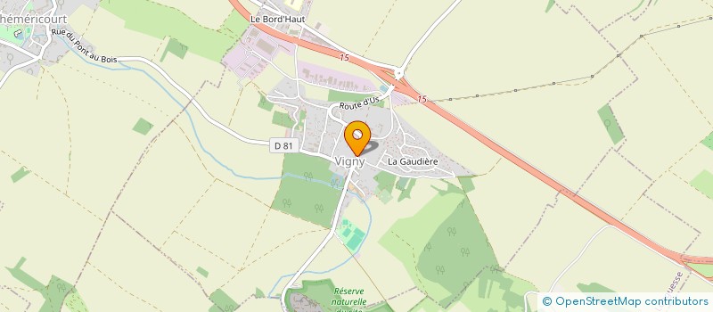 localisation de l'entreprise MADAME MARTINE GARCIA  VIGNY