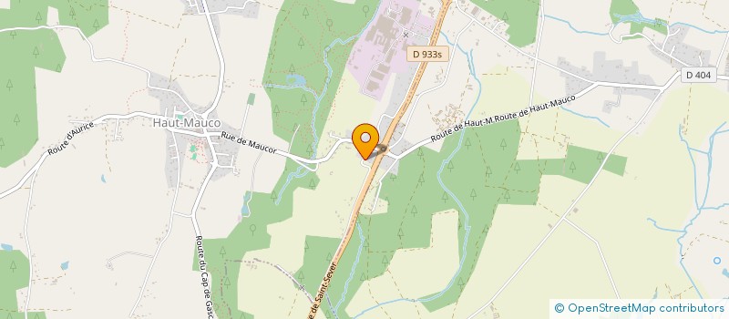 localisation de l'entreprise MADAME MARTINE GARESTIER  HAUT-MAUCO