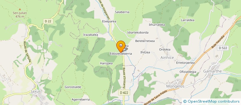 localisation de l'entreprise MADAME MARTINE GARRA  LASSE