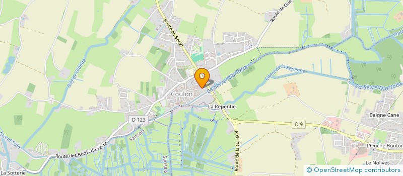 localisation de l'entreprise MADAME MARTINE GATINEAU  COULON