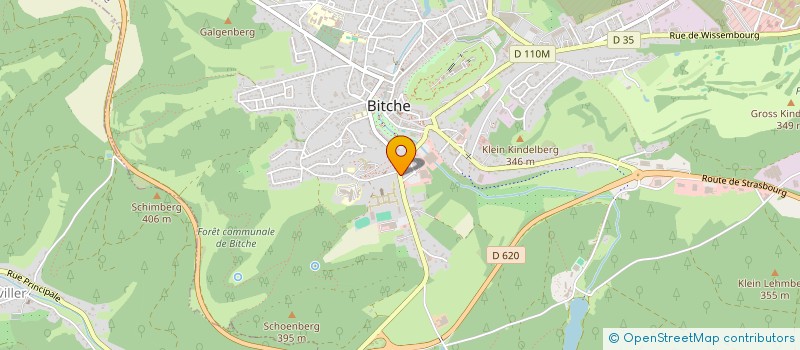 localisation de l'entreprise MADAME MARTINE GAUDET  BITCHE