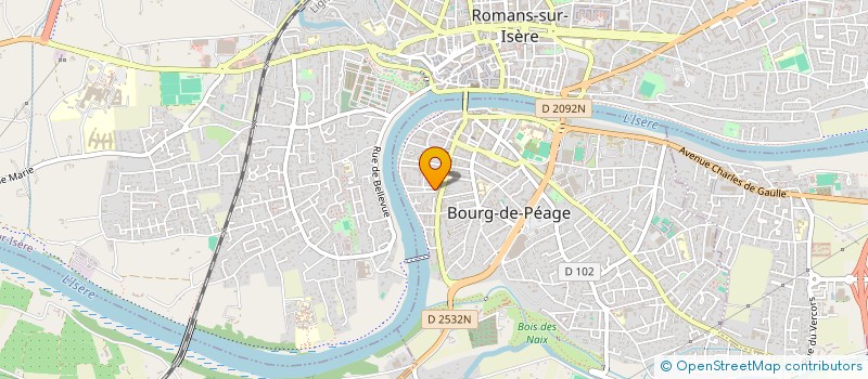 localisation de l'entreprise MADAME MARTINE GAUDILLAT à BOURG-DE-PEAGE