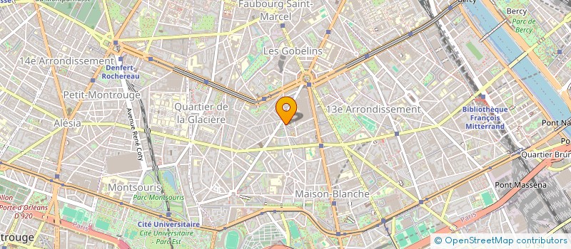 localisation de l'entreprise MADAME MARTINE GAUDIN  PARIS