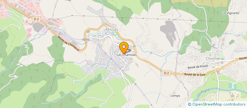 localisation de l'entreprise MADAME MARTINE GAUJAL à ALISSAS