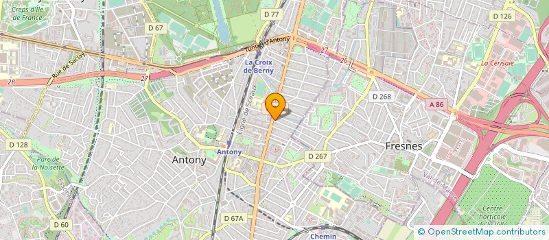 localisation de l'entreprise MADAME MARTINE GAUTHIER à ANTONY