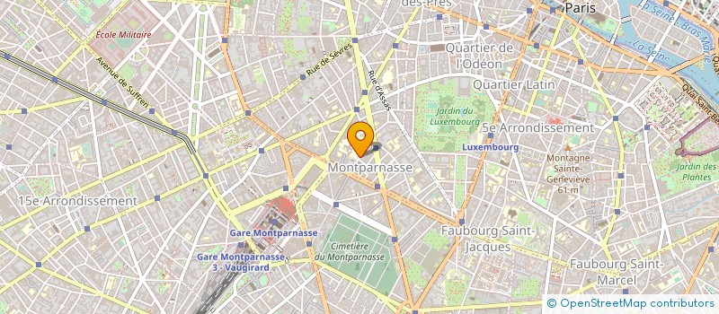 localisation de l'entreprise MADAME MARTINE GEIG  PARIS