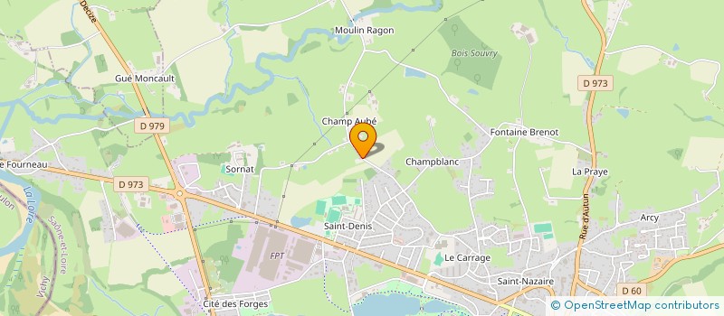 localisation de l'entreprise MADAME MARTINE GENDRE  BOURBON-LANCY