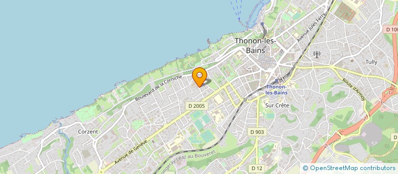 localisation de l'entreprise MADAME MARTINE GENEAUX à THONON-LES-BAINS