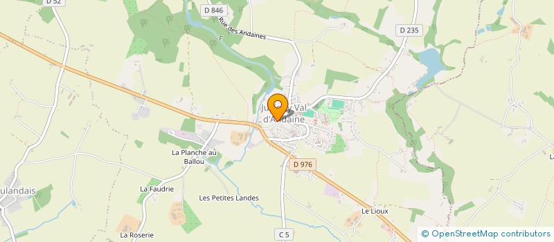 localisation de l'entreprise MADAME MARTINE GENESLAY à JUVIGNY VAL D'ANDAINE
