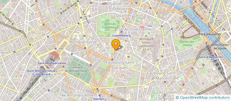 localisation de l'entreprise MADAME MARTINE GENEVES à PARIS