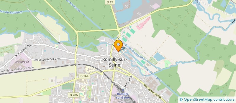 localisation de l'entreprise MADAME MARTINE GENEVOIS  ROMILLY-SUR-SEINE