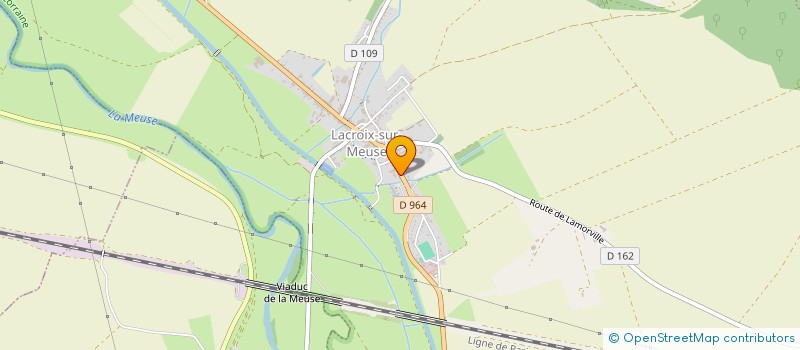 localisation de l'entreprise MADAME MARTINE GENIN à LACROIX-SUR-MEUSE