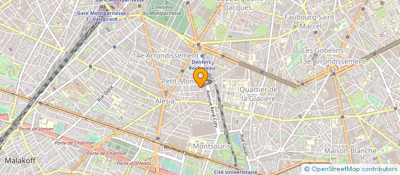 localisation de l'entreprise MADAME MARTINE GENTY  PARIS