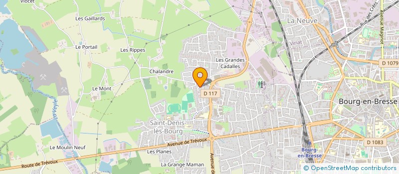 localisation de l'entreprise MADAME MARTINE GEOFFRIAU à SAINT-DENIS-LES-BOURG