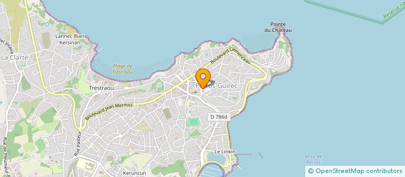 localisation de l'entreprise MADAME MARTINE GEOFFROY à PERROS-GUIREC